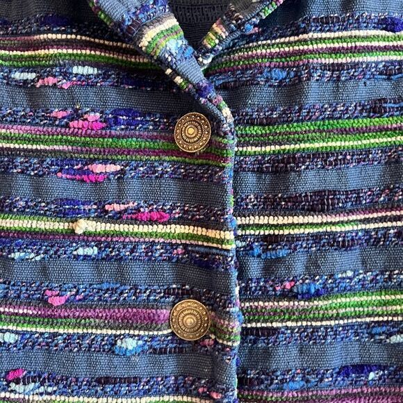 Vintage textured blanket jacket - Picture 6 of 8